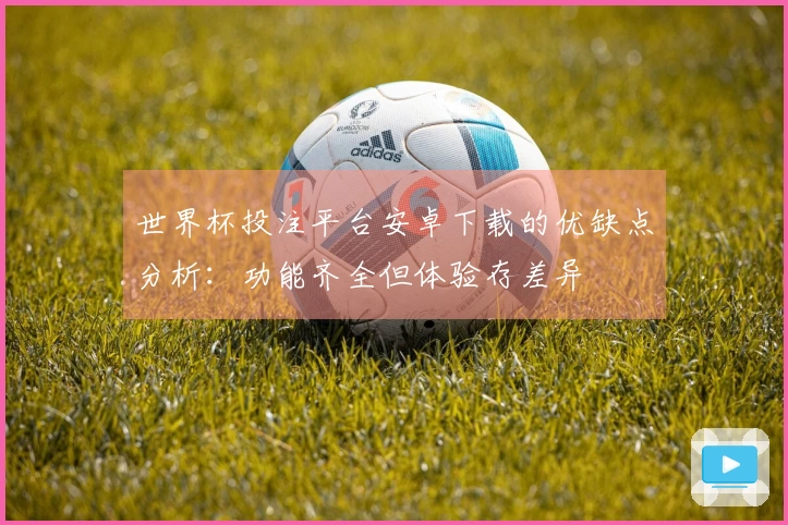 世界杯投注平台安卓下载的优缺点分析：功能齐全但体验存差异